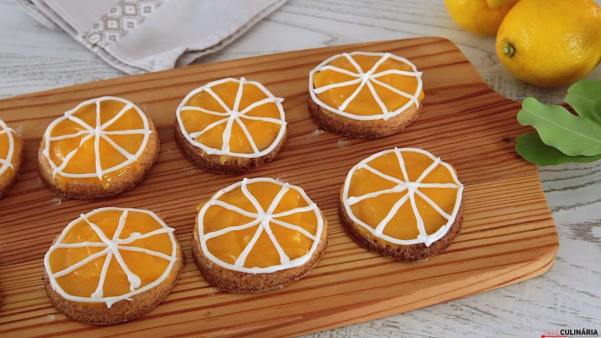 Bolachas de lemon curd