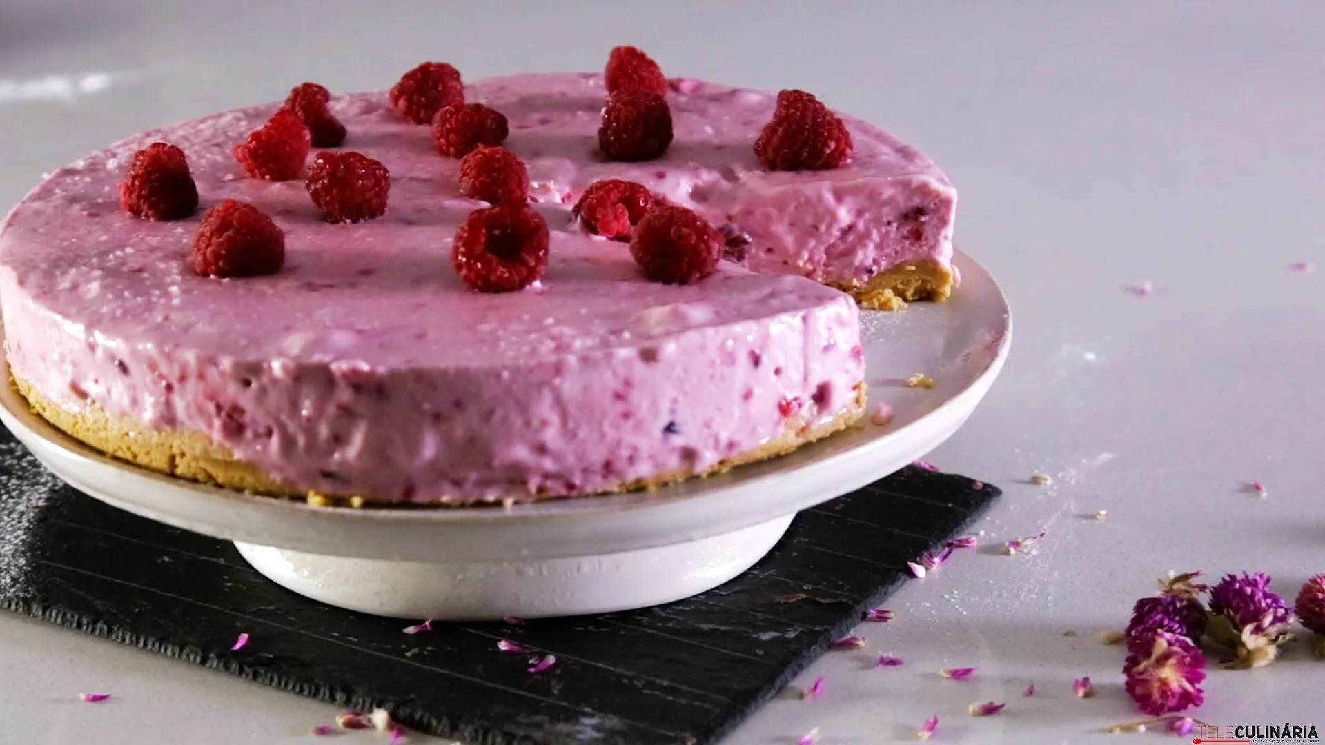 Cheesecake de framboesa