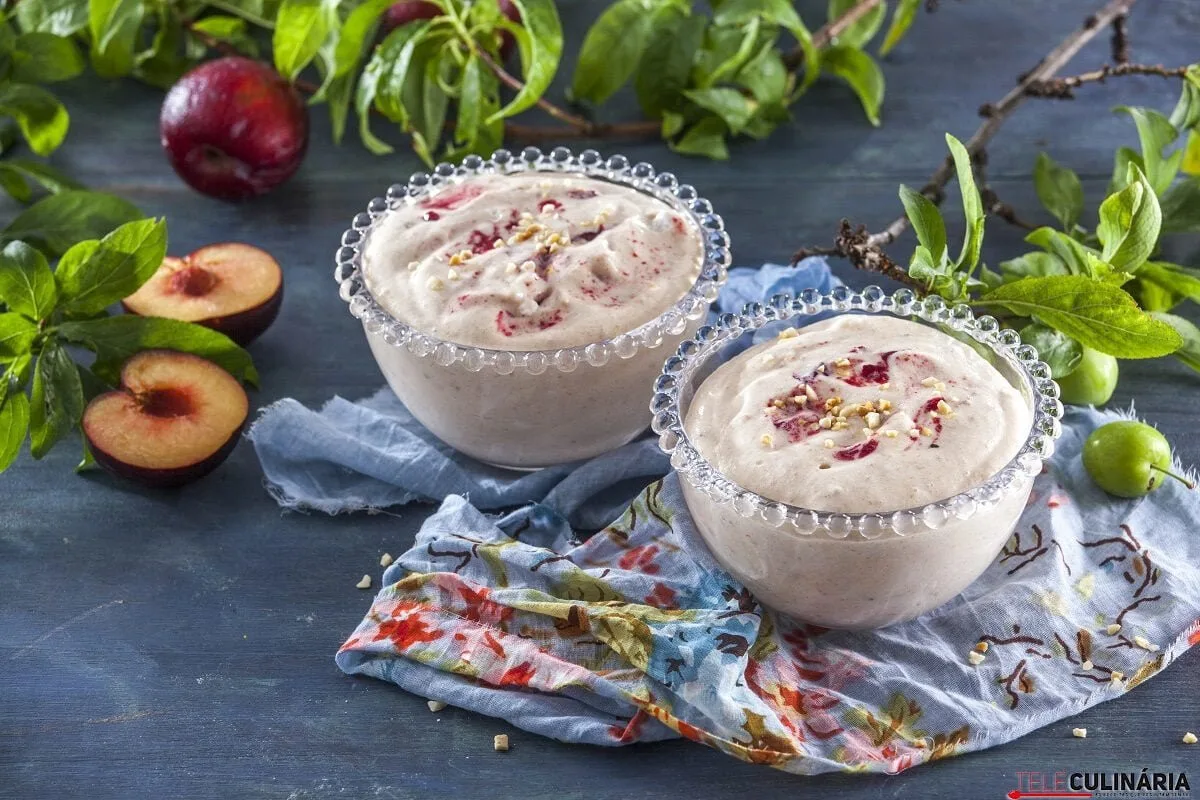Mousse de ameixas