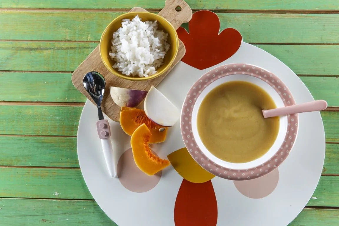 Creme de peito de frango com arroz (bebé a partir dos 6 meses)