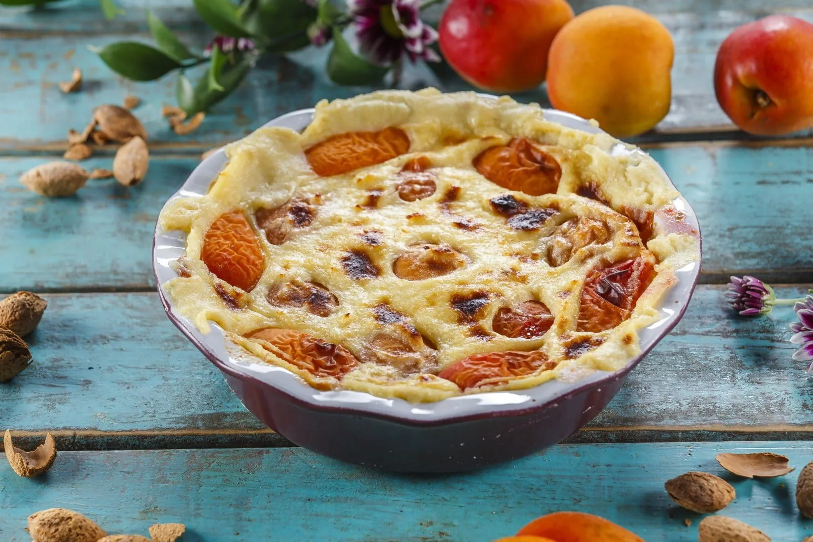 Flan de damascos (receita especial para grávidas)