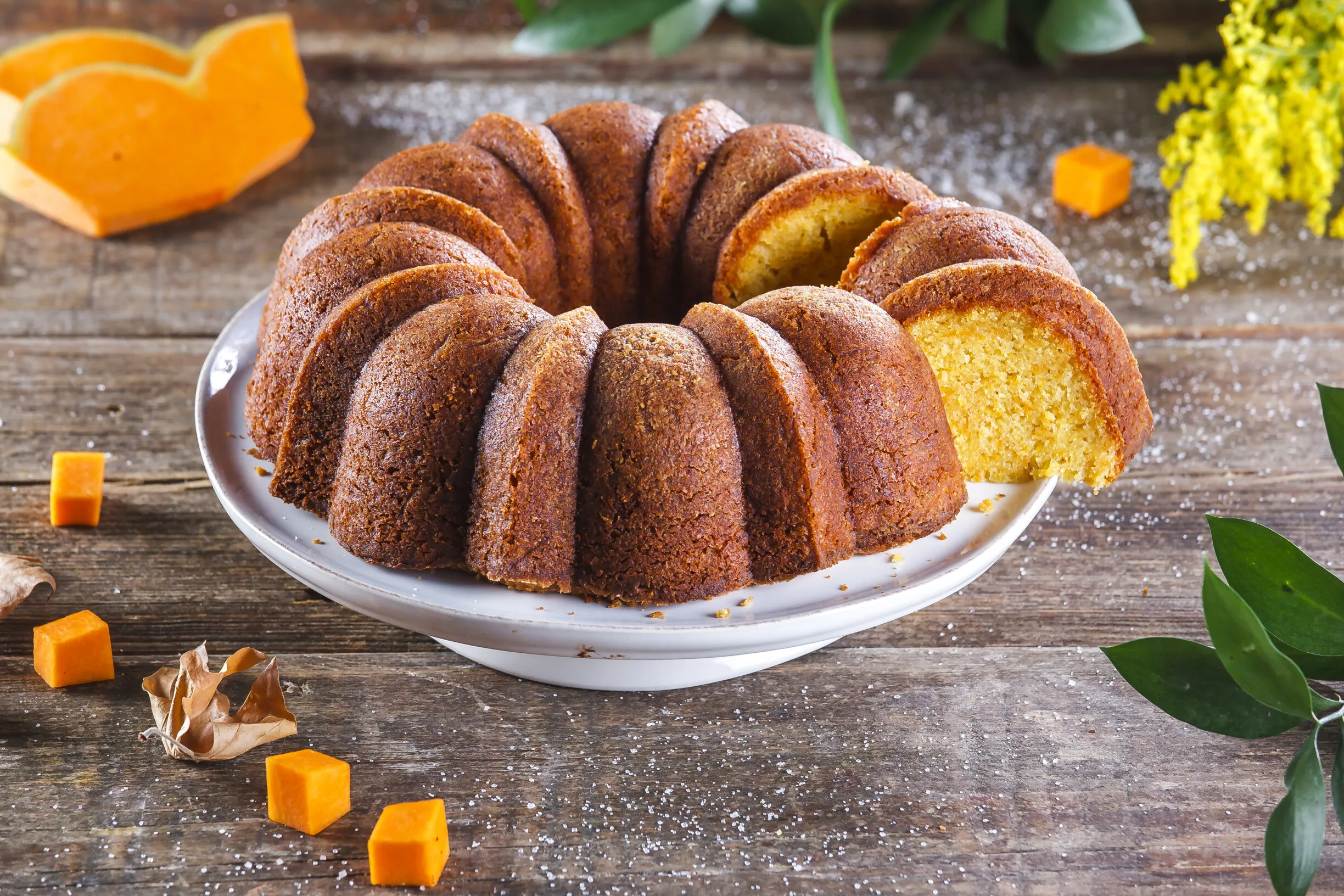 Bolo bundt de abóbora