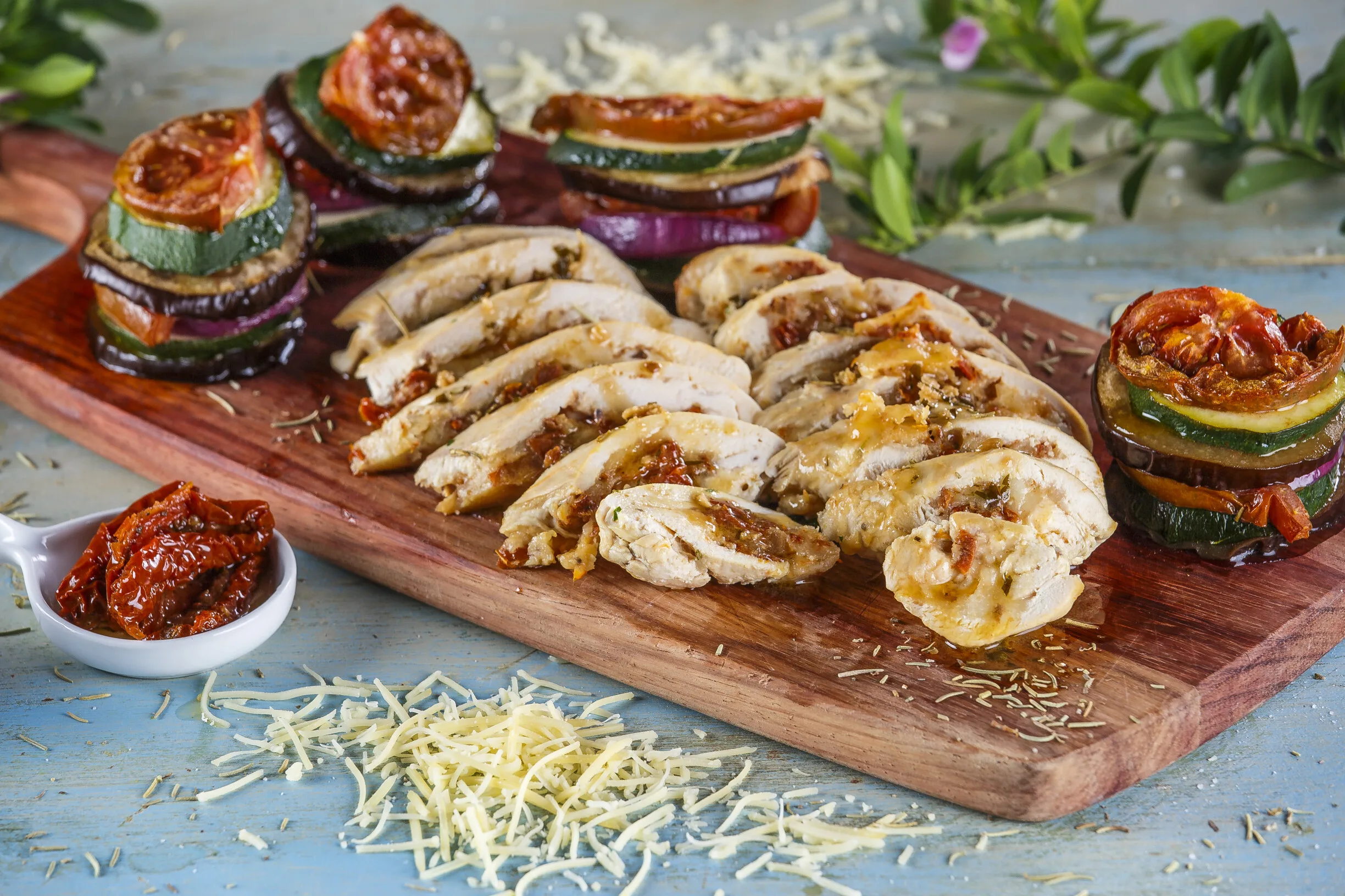 Peito de frango recheado