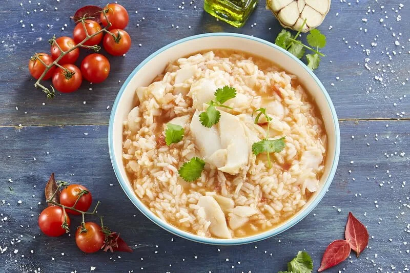 Arroz de bacalhau - receita fácil
