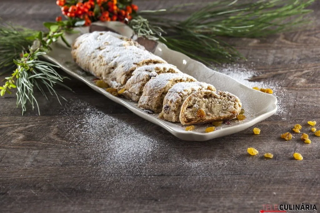 Christstollen de Dresden Bolo de natal