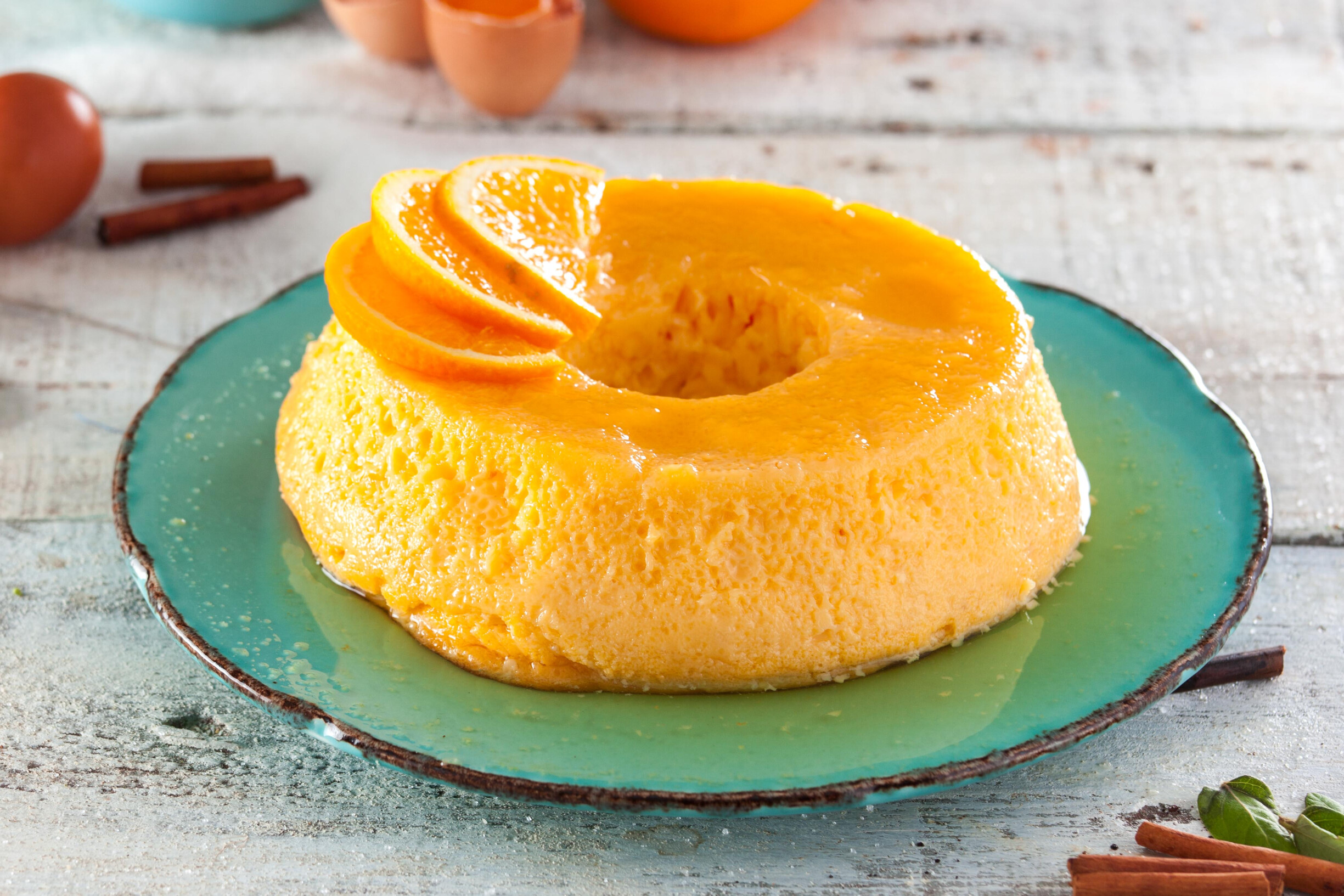 Pudim de laranja do Algarve