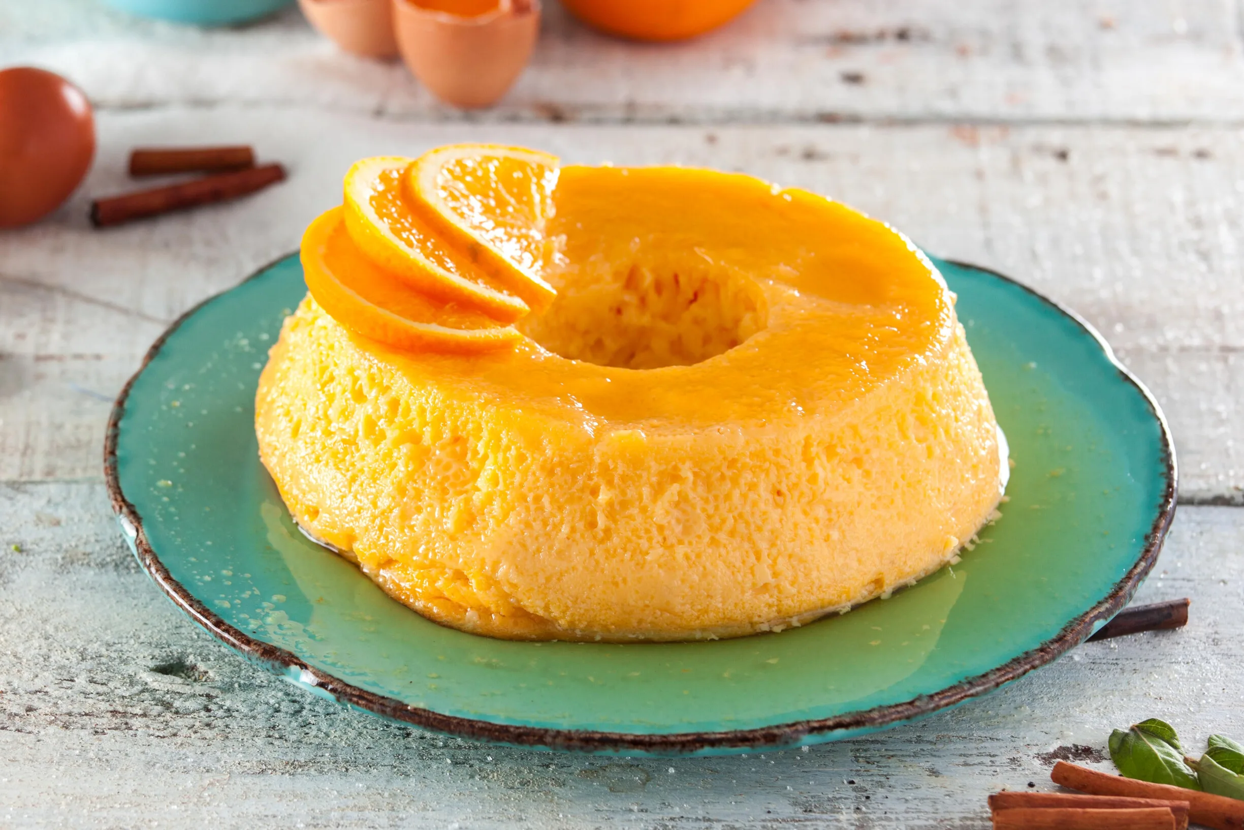 Pudim de laranja do Algarve
