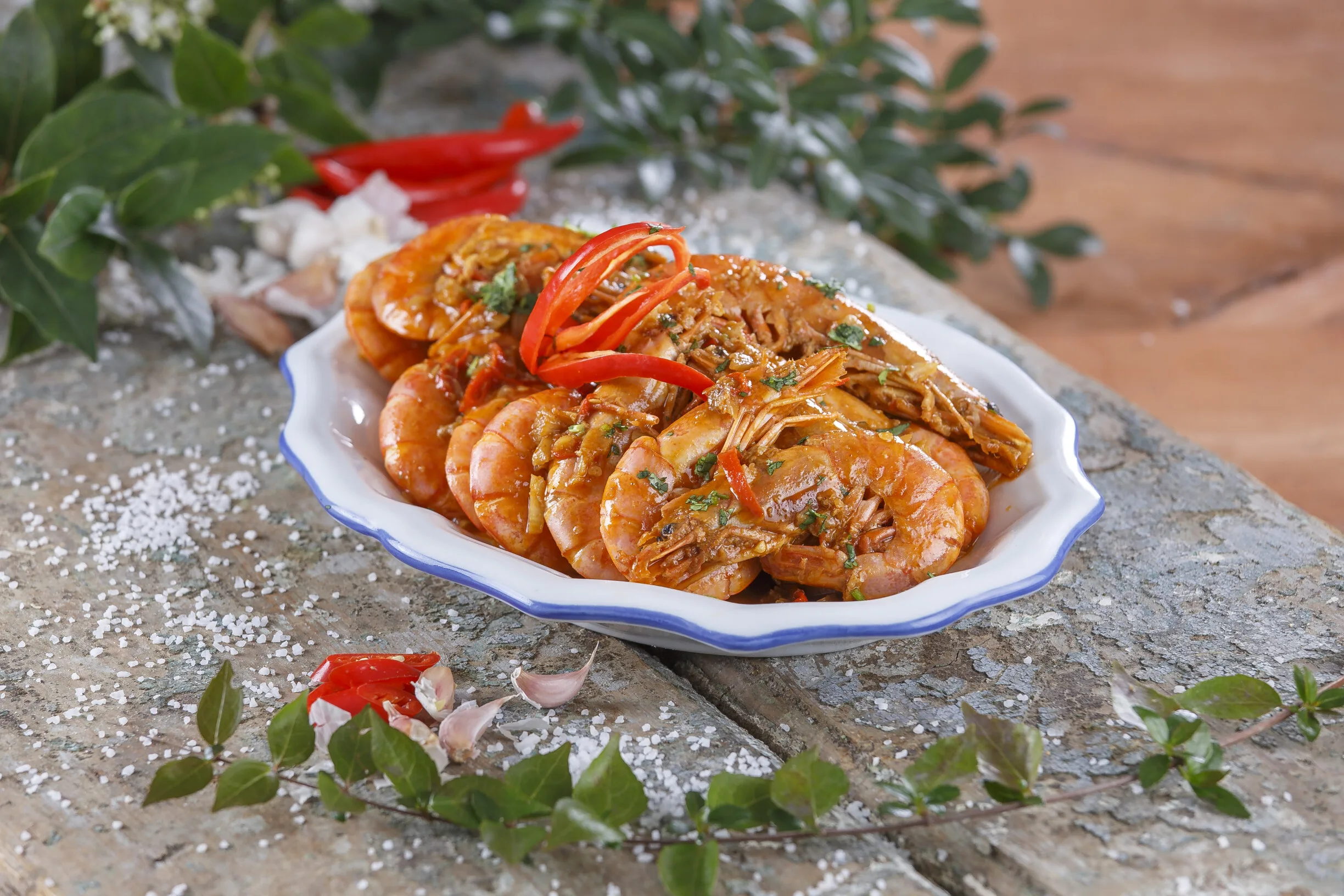 Camarões fritos – petisco fácil