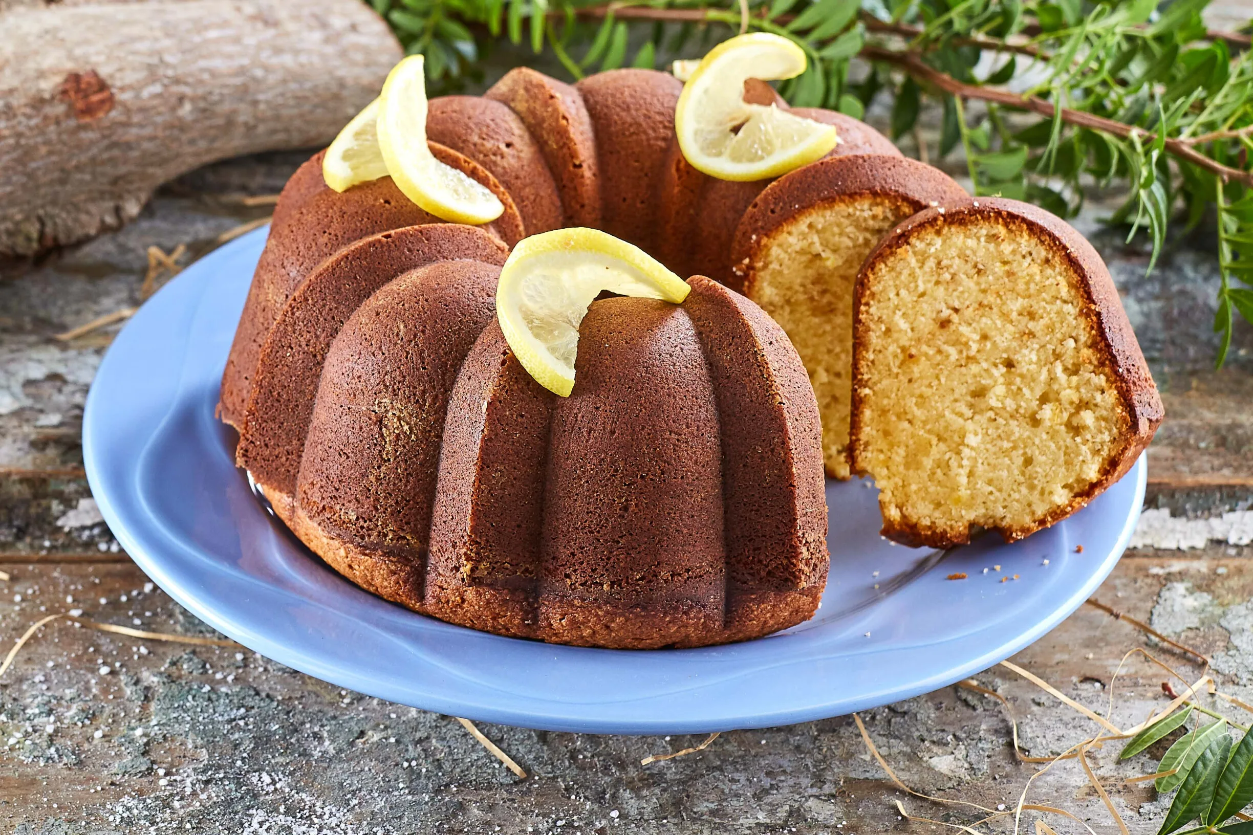 Bolo de limão e iogurte