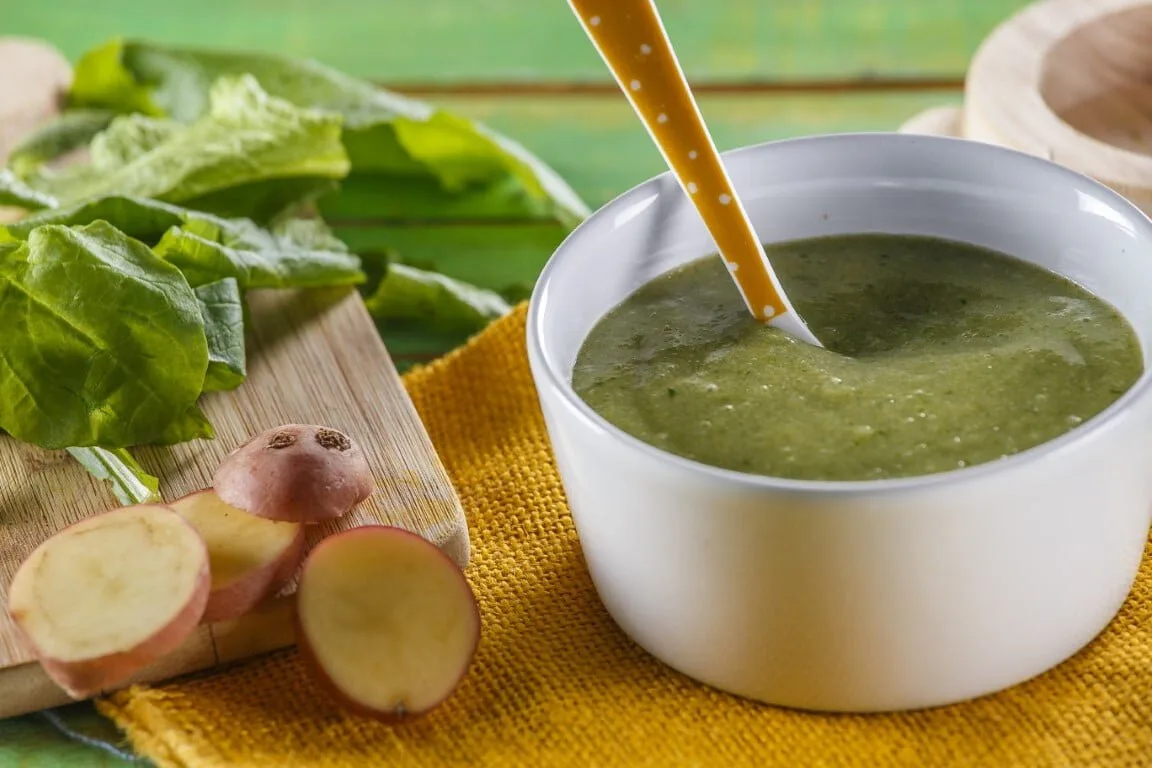 Sopa verde (bebé a partir dos 7 meses)