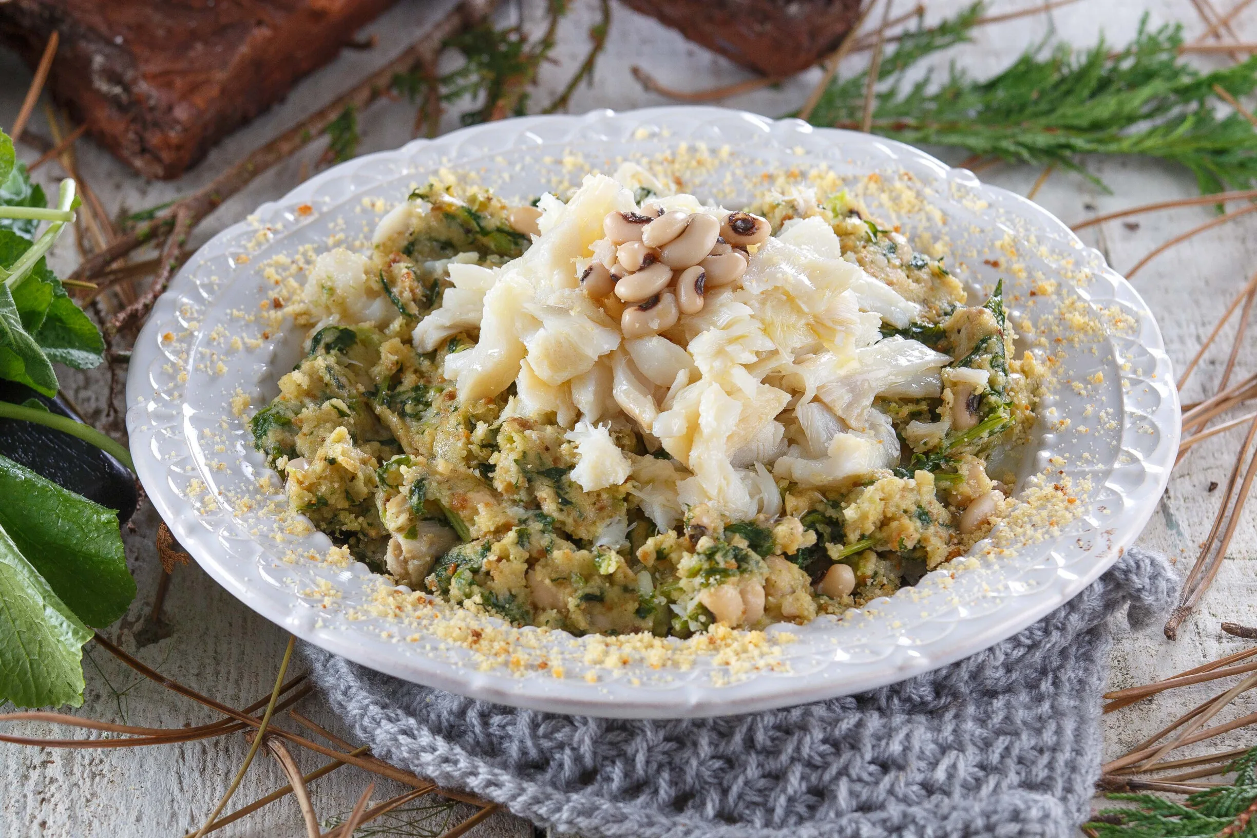 Migas milhas de nabiças