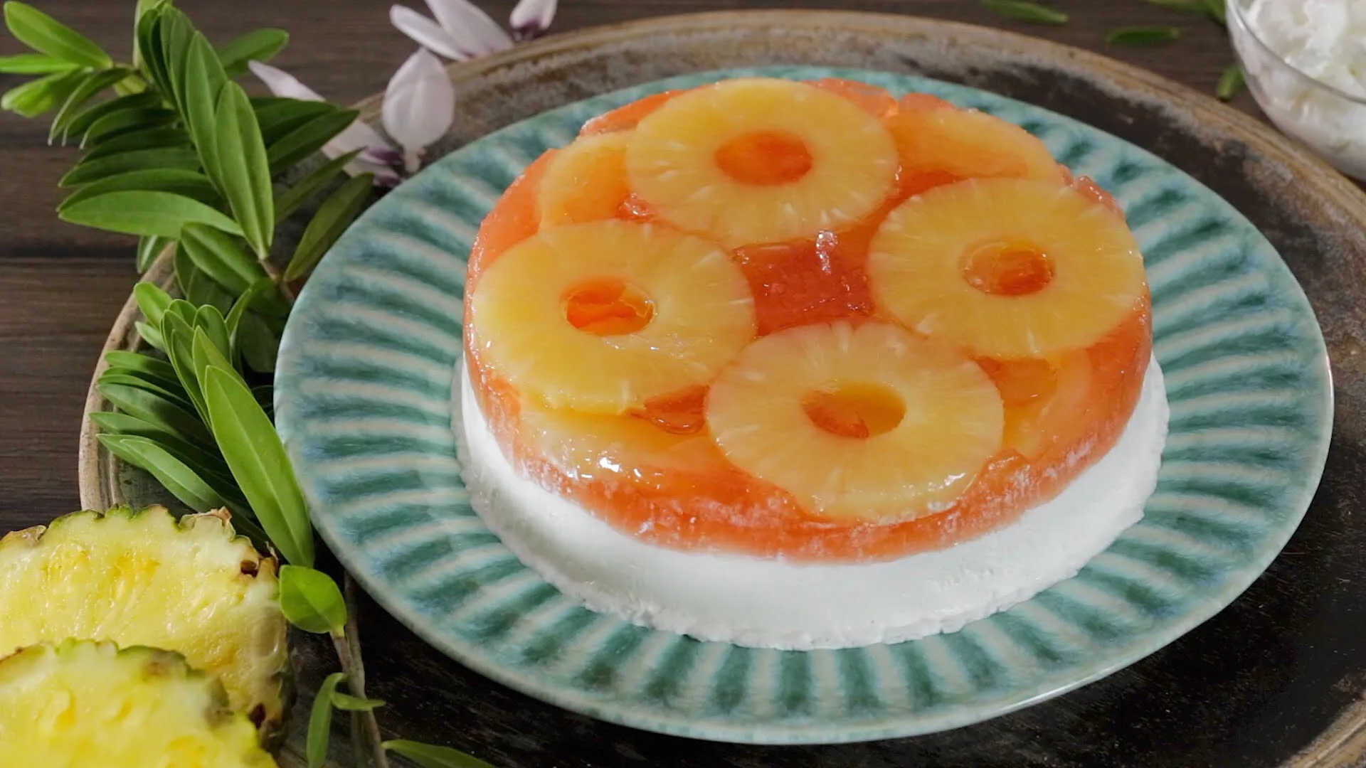 Pudim frio de ananás (video)