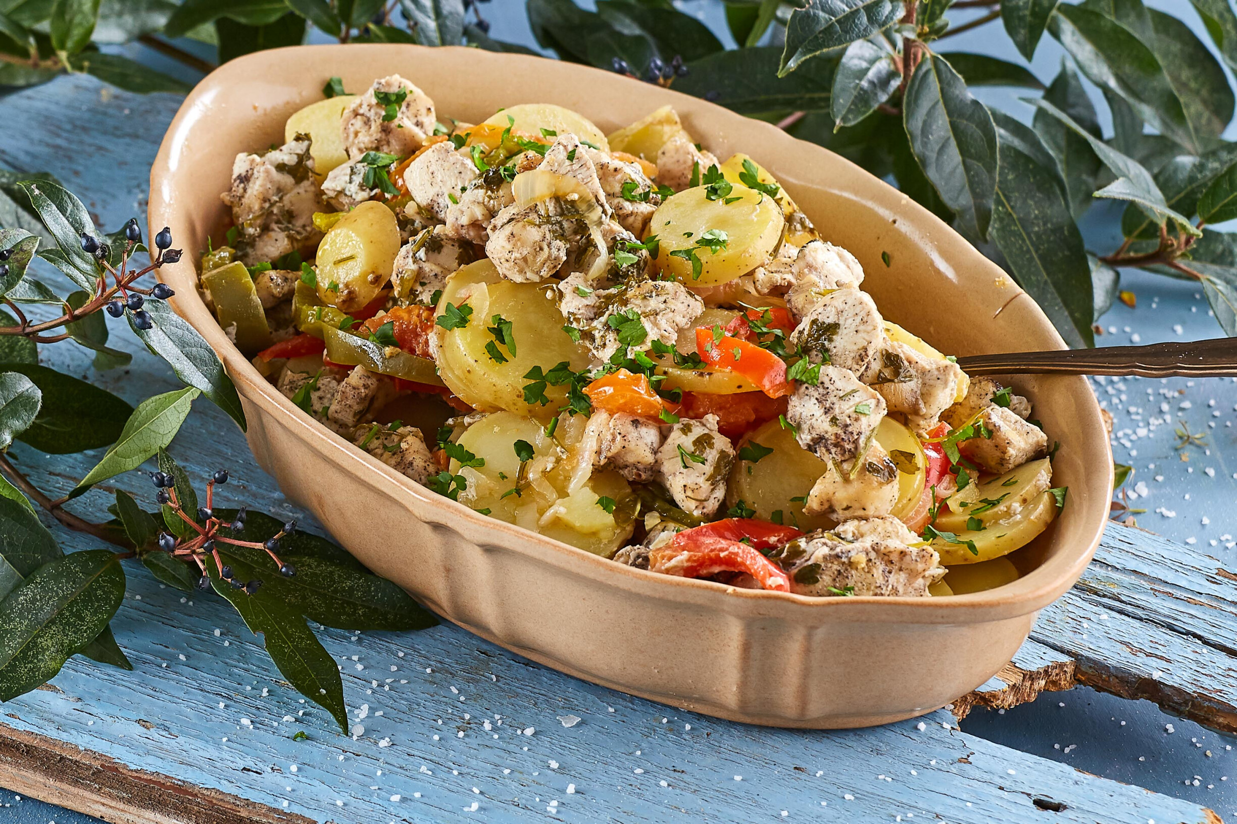 Caldeirada de frango - receita económica