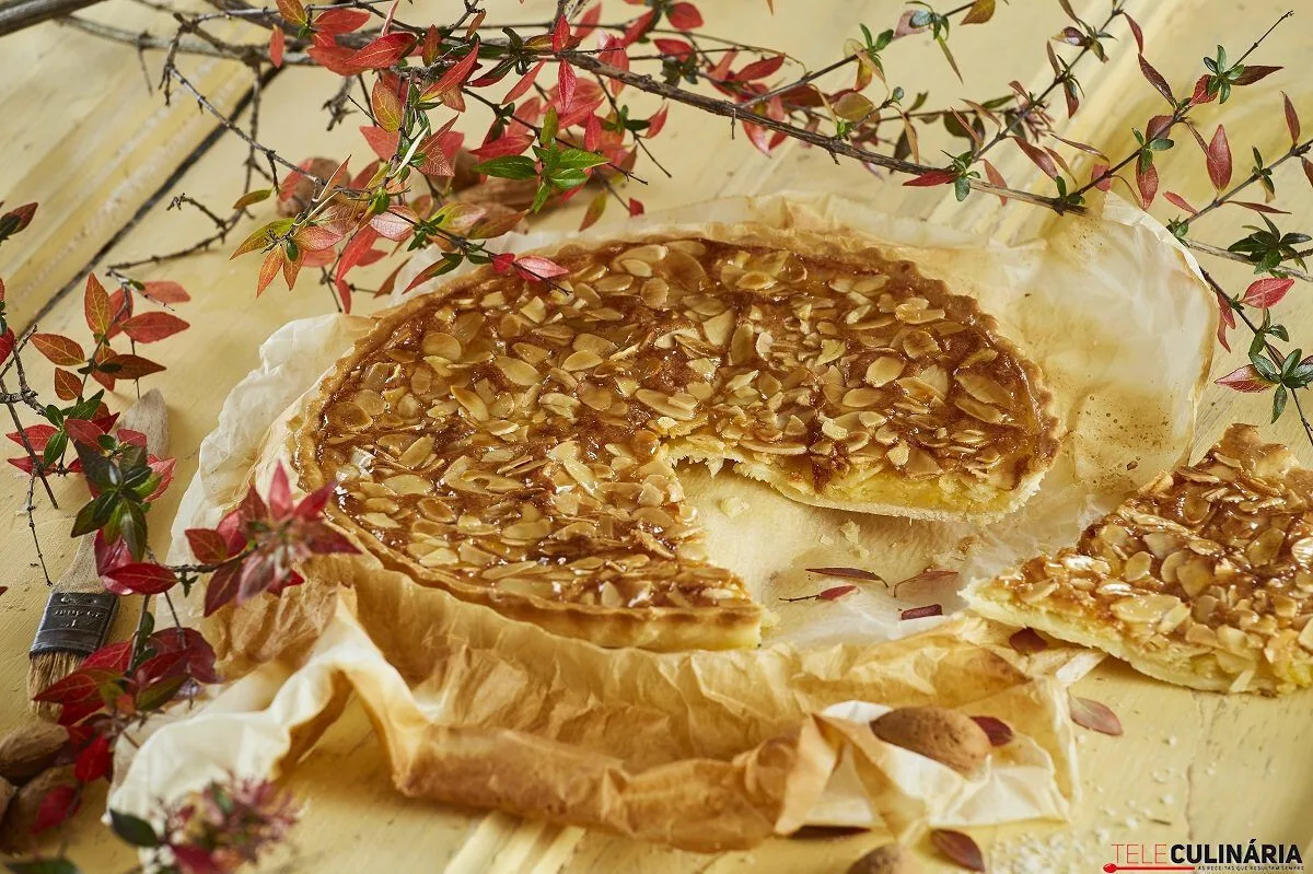 Tarte de amêndoa deliciosa