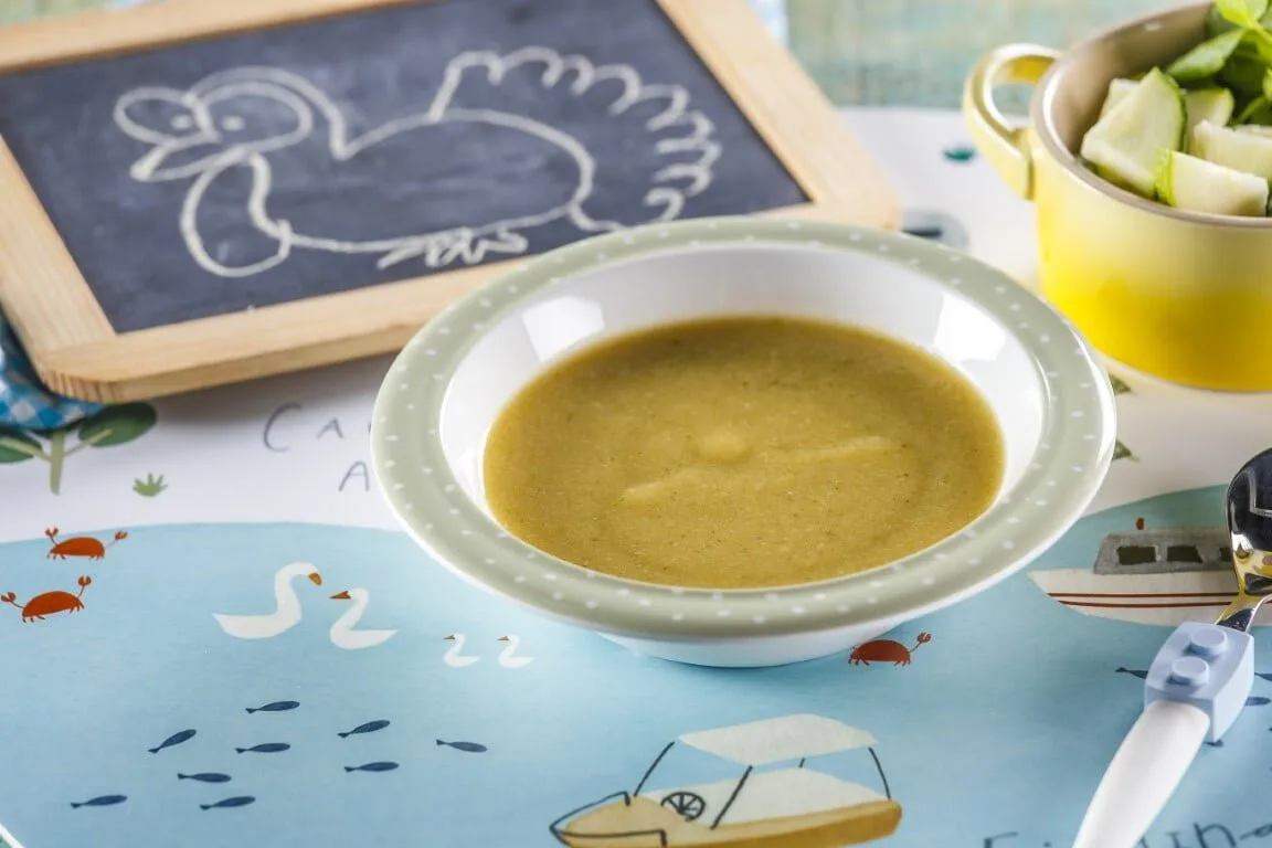 Creme de alface com agriões e peru (bebé a partir dos 6 meses)