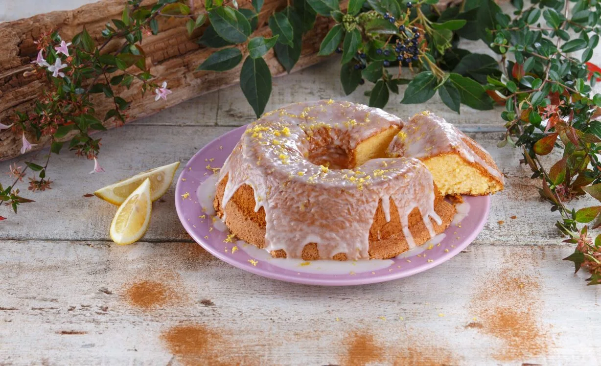 Bolo de limão sem glúten