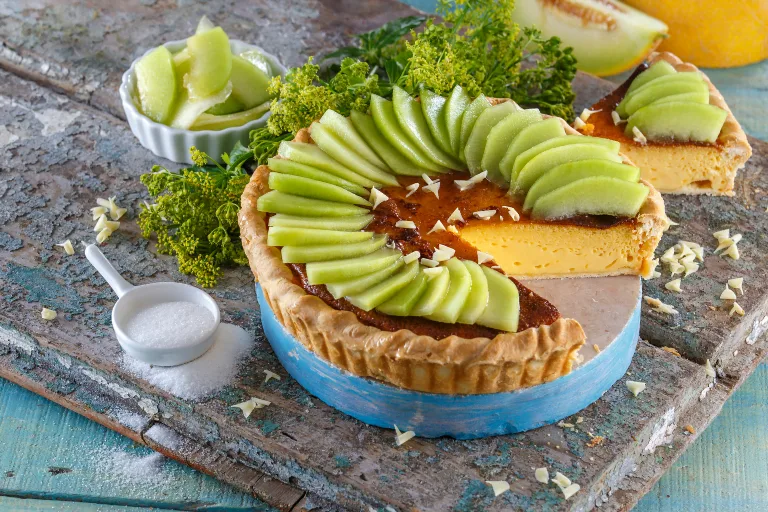 Tarte com meloa