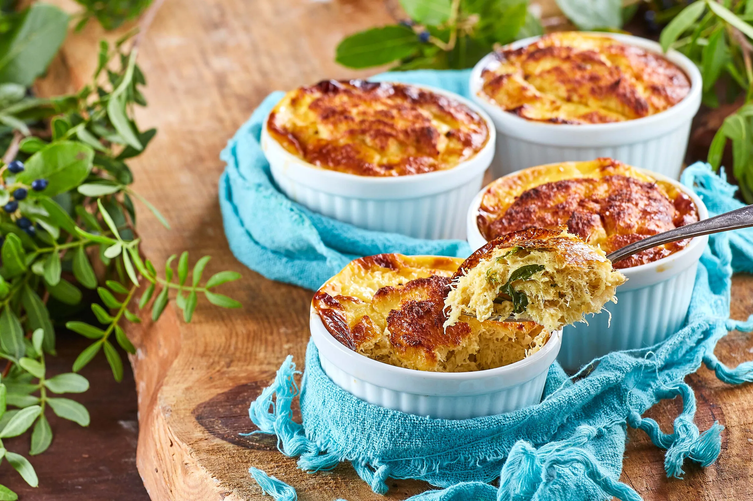 Mini gratinados de bacalhau