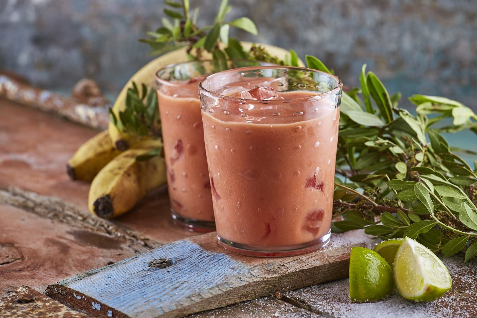 Sumo de goiaba e banana