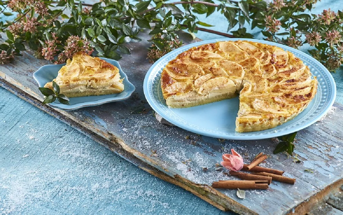 Receita fácil de tarte rústica de maçã