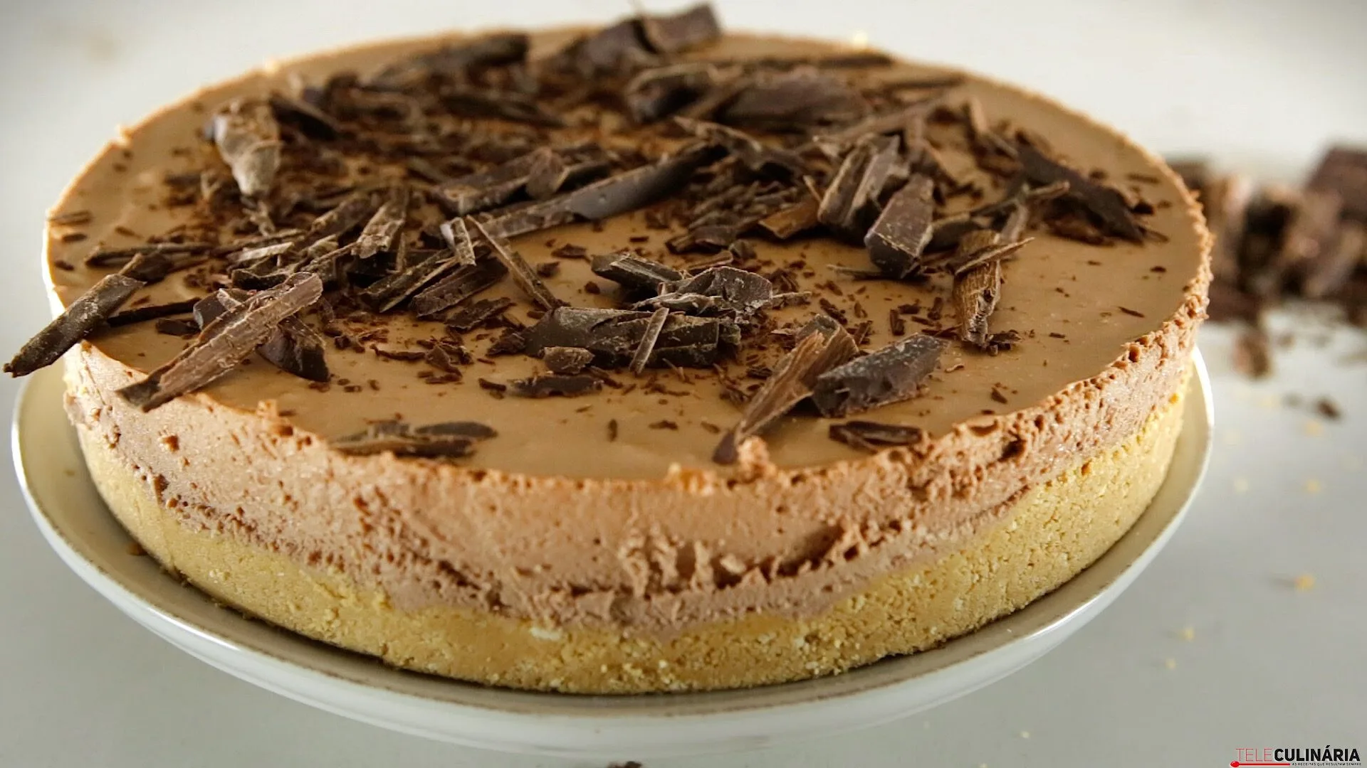 Cheesecake de chocolate e peanut butter