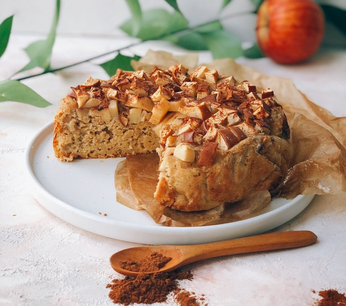 Bolo de Maçã sem açúcar