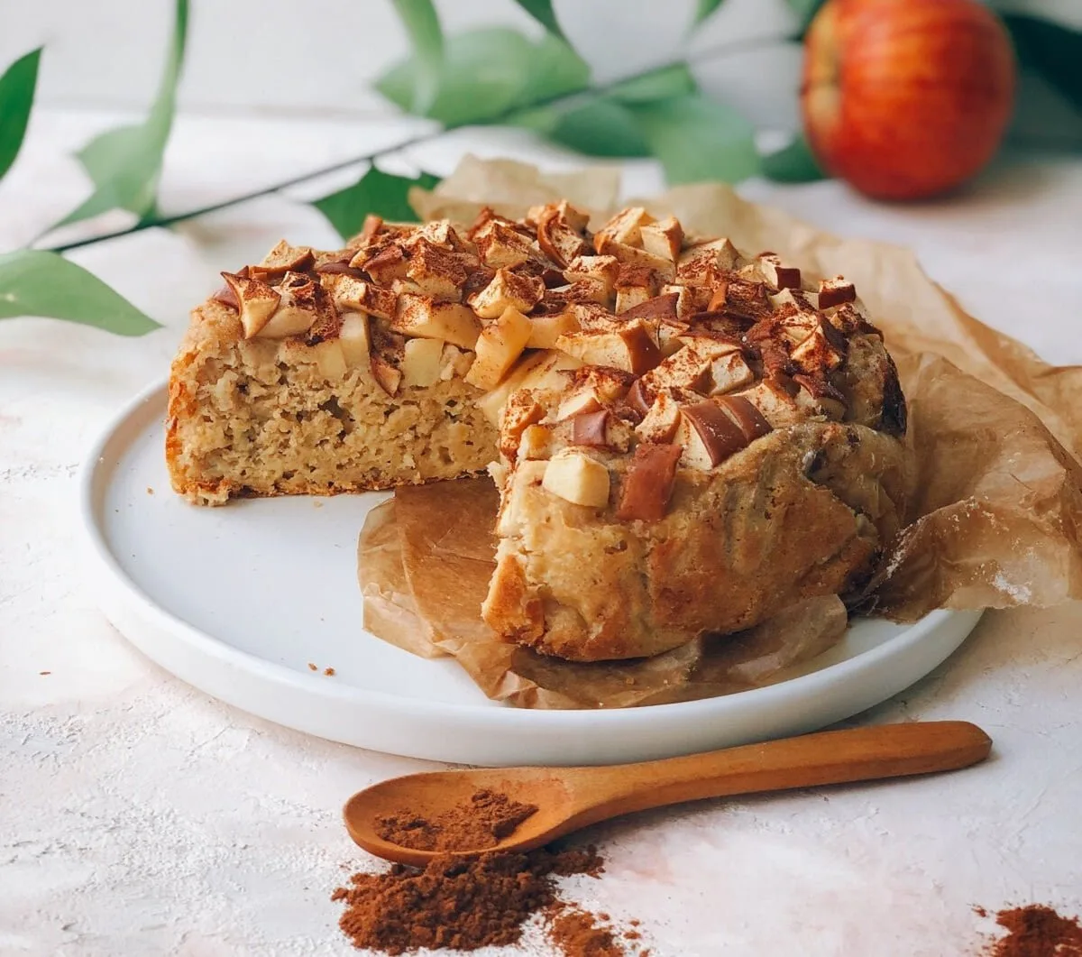 Bolo de Maçã sem açúcar