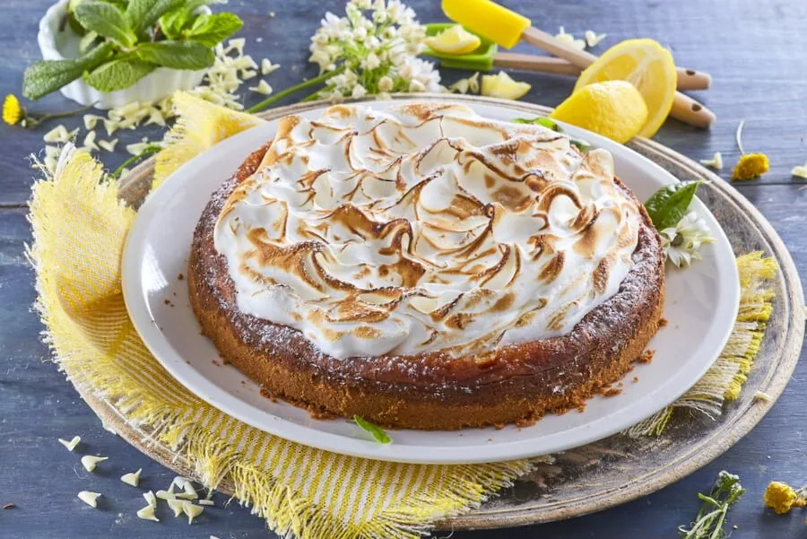 Cheesecake de limão merengado