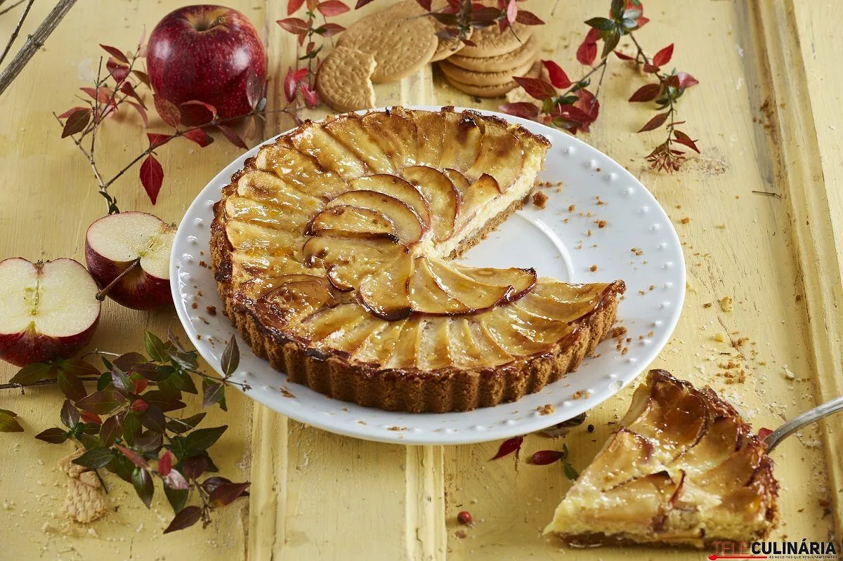 Tarte de maçã à padre Vítor