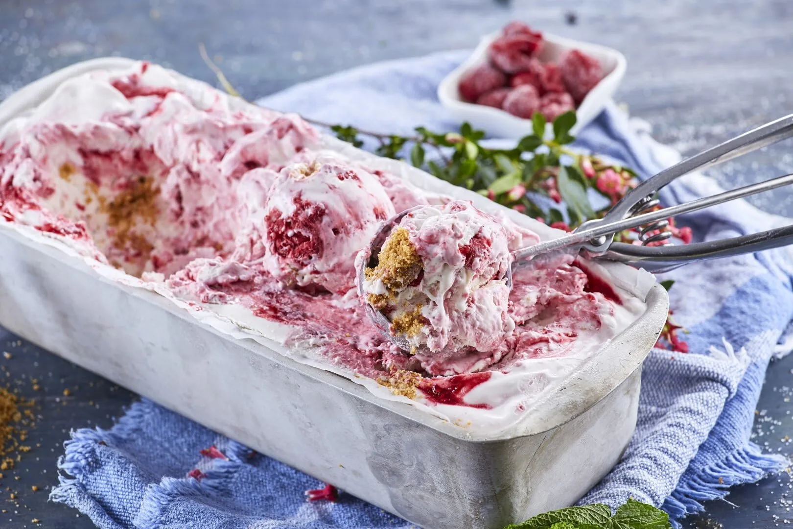 Gelado de cheesecake