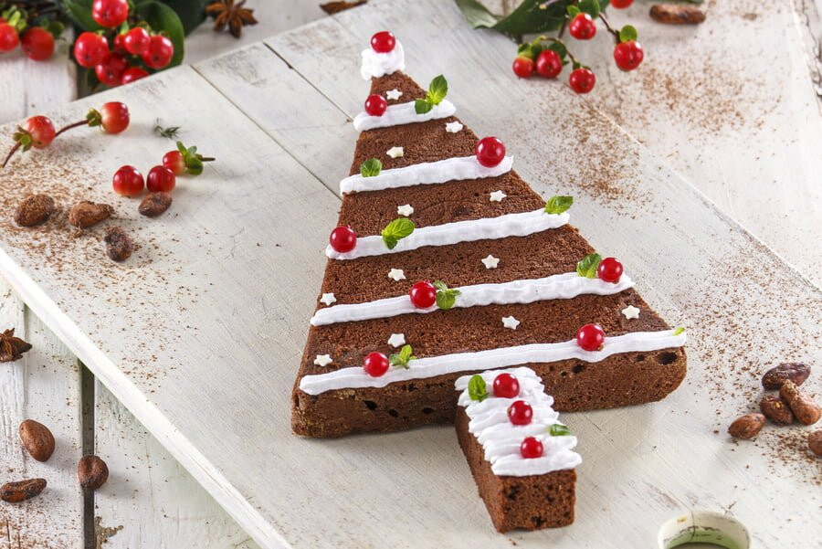 Bolo árvore de Natal