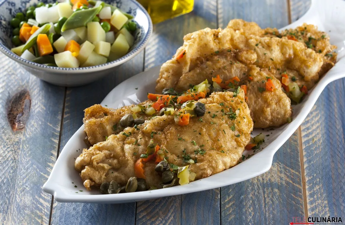 Filetes de peixe à Grenoblesa