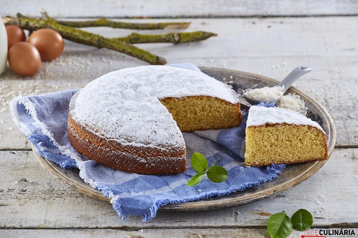 Receita Fácil de Bolo de arroz
