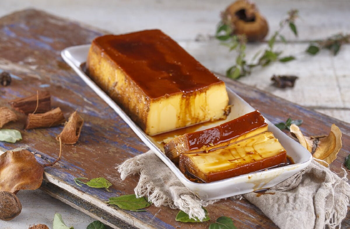 Pudim de laranja aromático