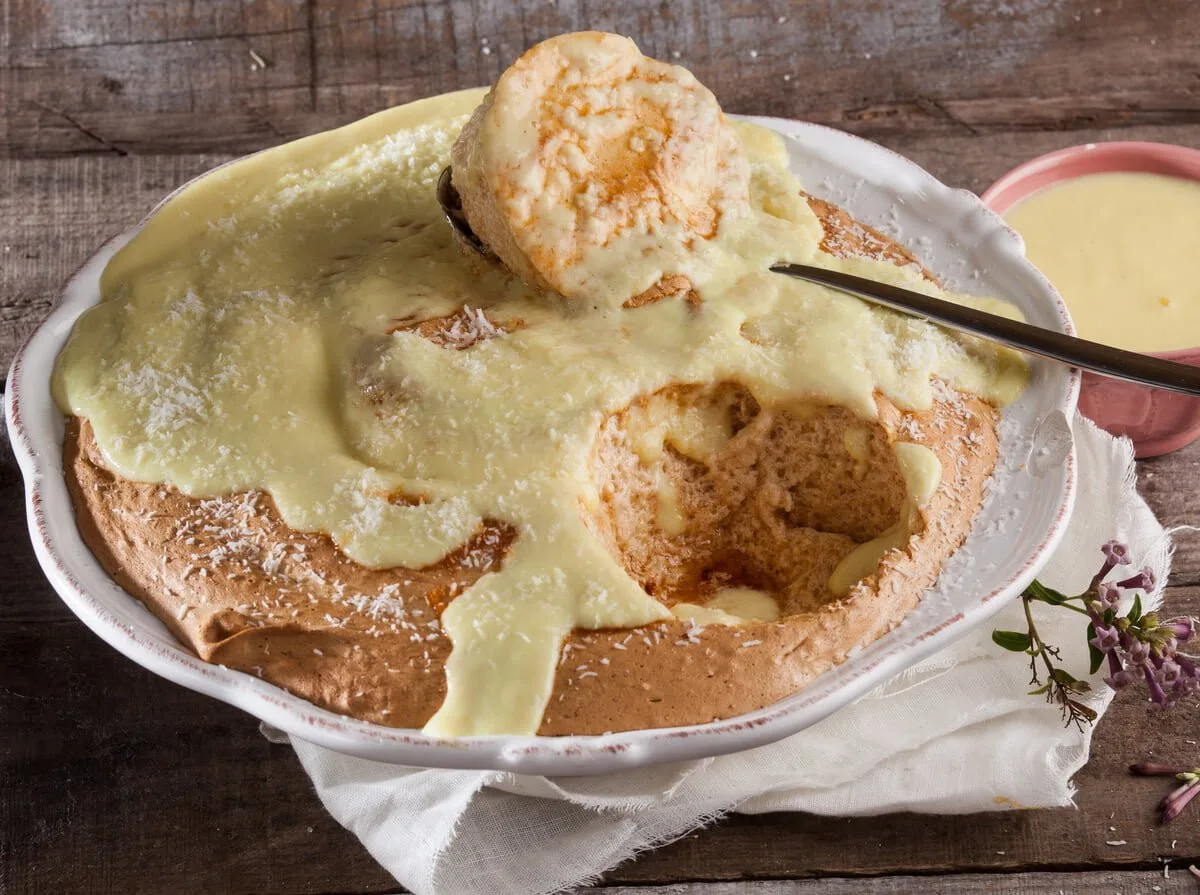 Delícia de claras com coco