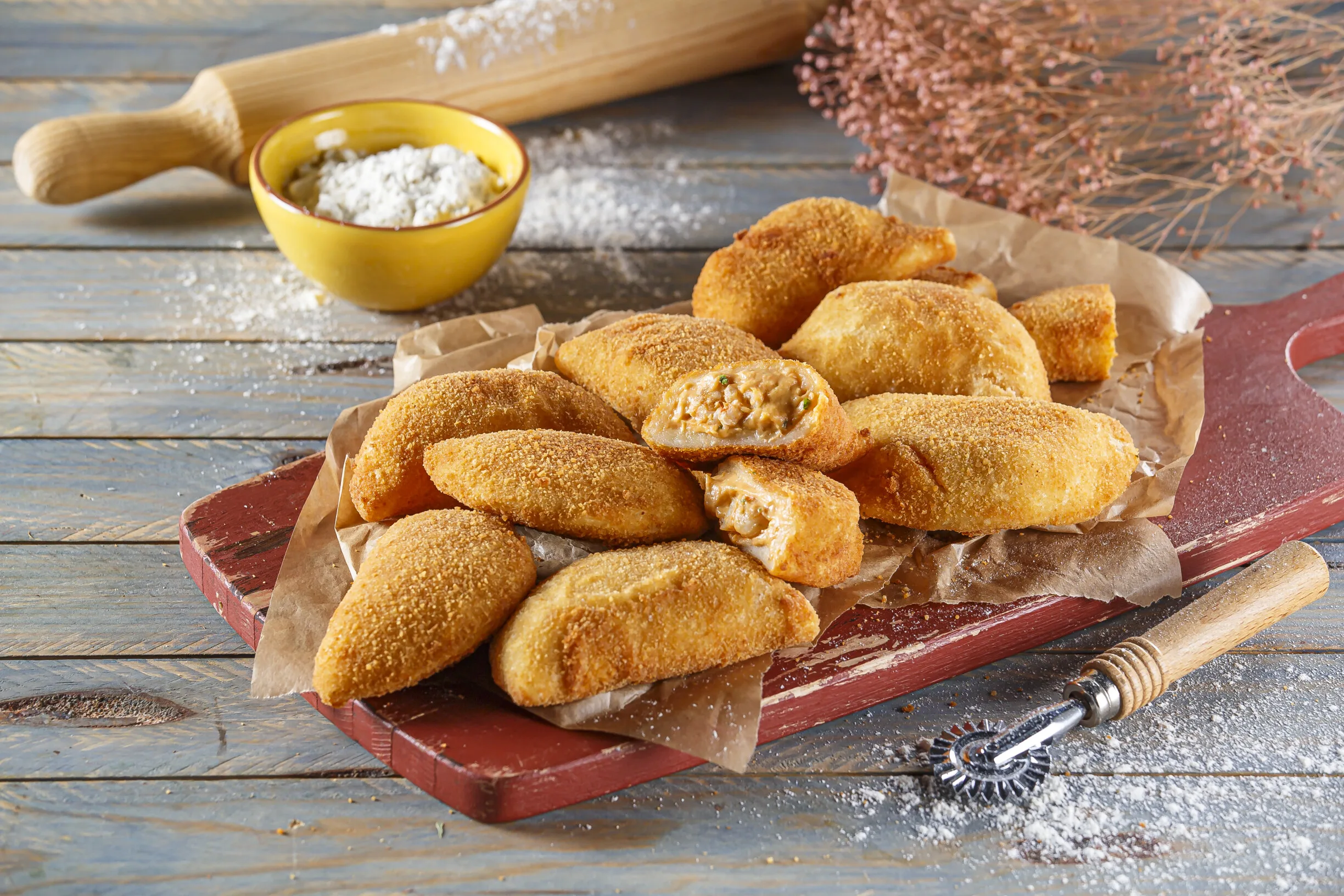 Rissóis na air fryer