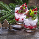 Moscow mule com romã picante