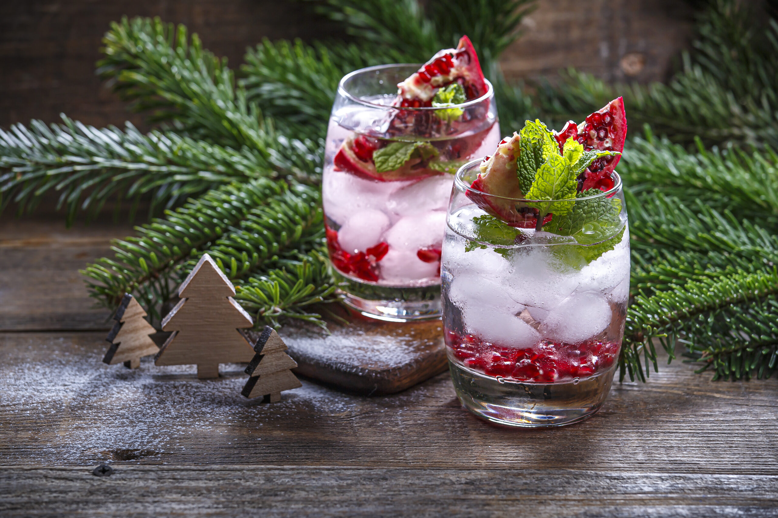 Moscow mule com romã picante