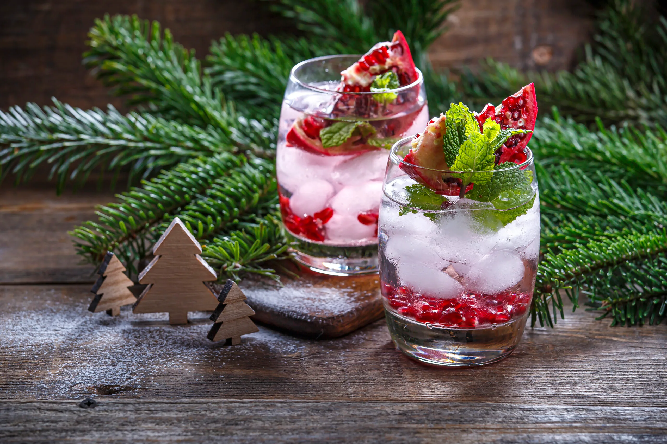 Moscow mule com romã picante