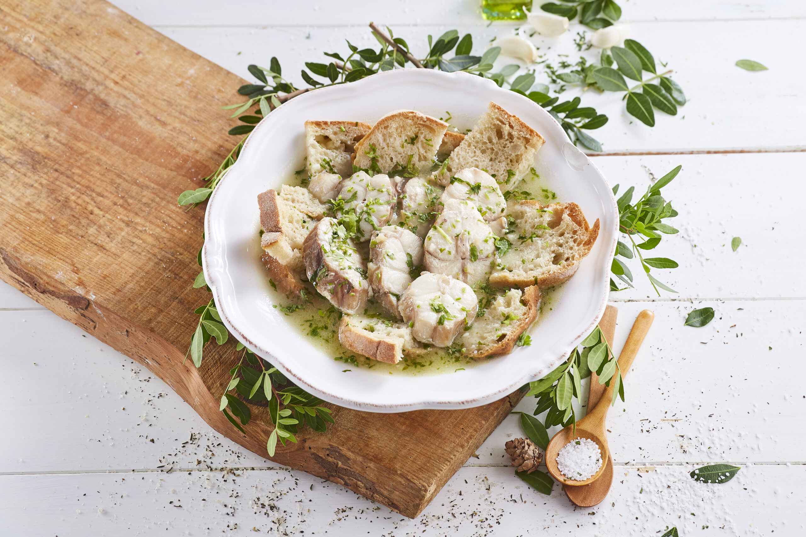 Sopa alentejana de cação