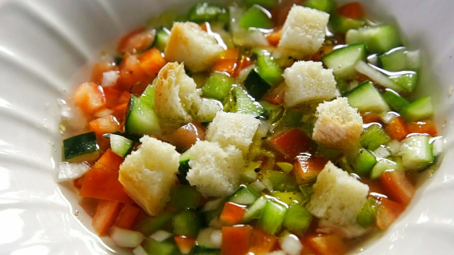 Gaspacho tradicional alentejano