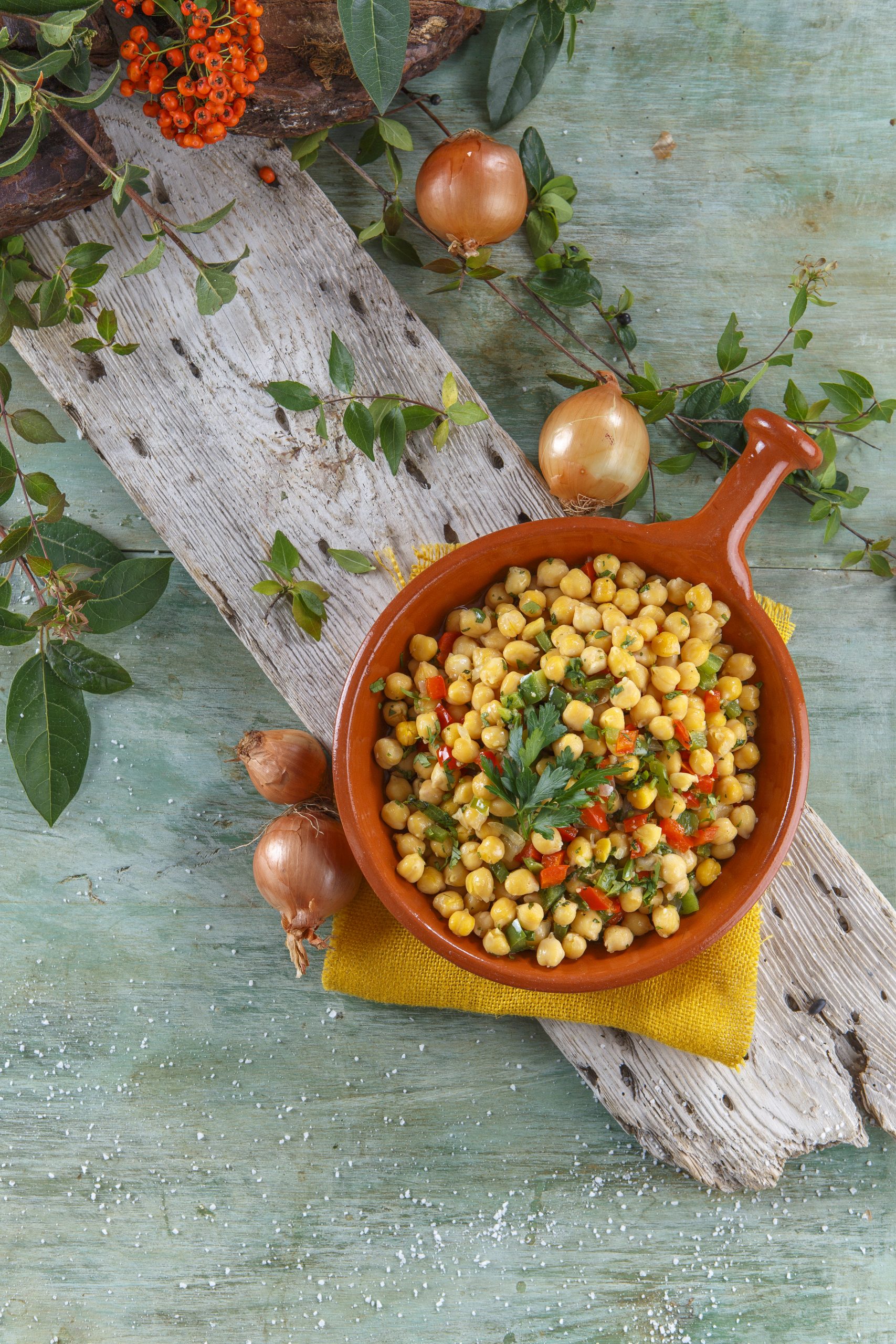 Salada de grão (receita fácil)