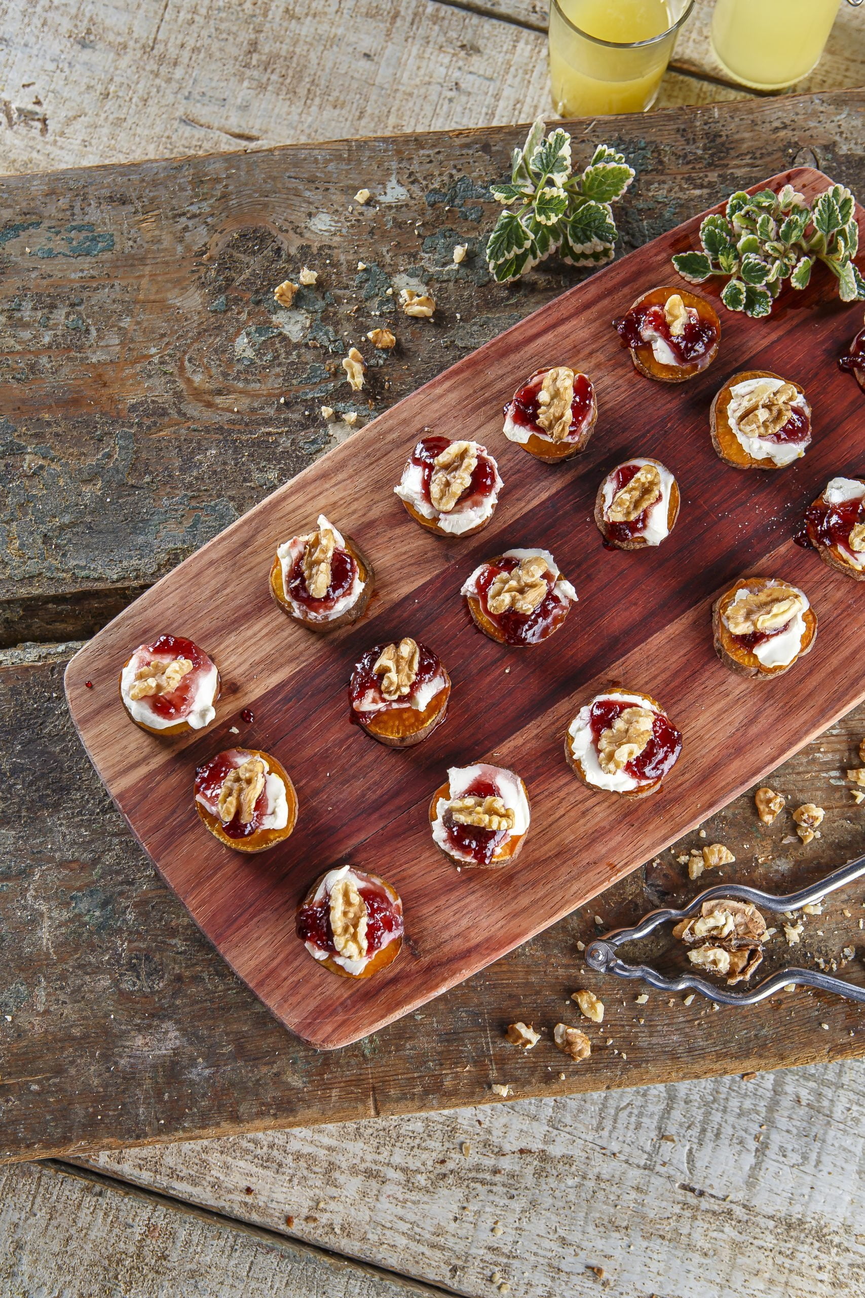 Aperitivo de batata-doce