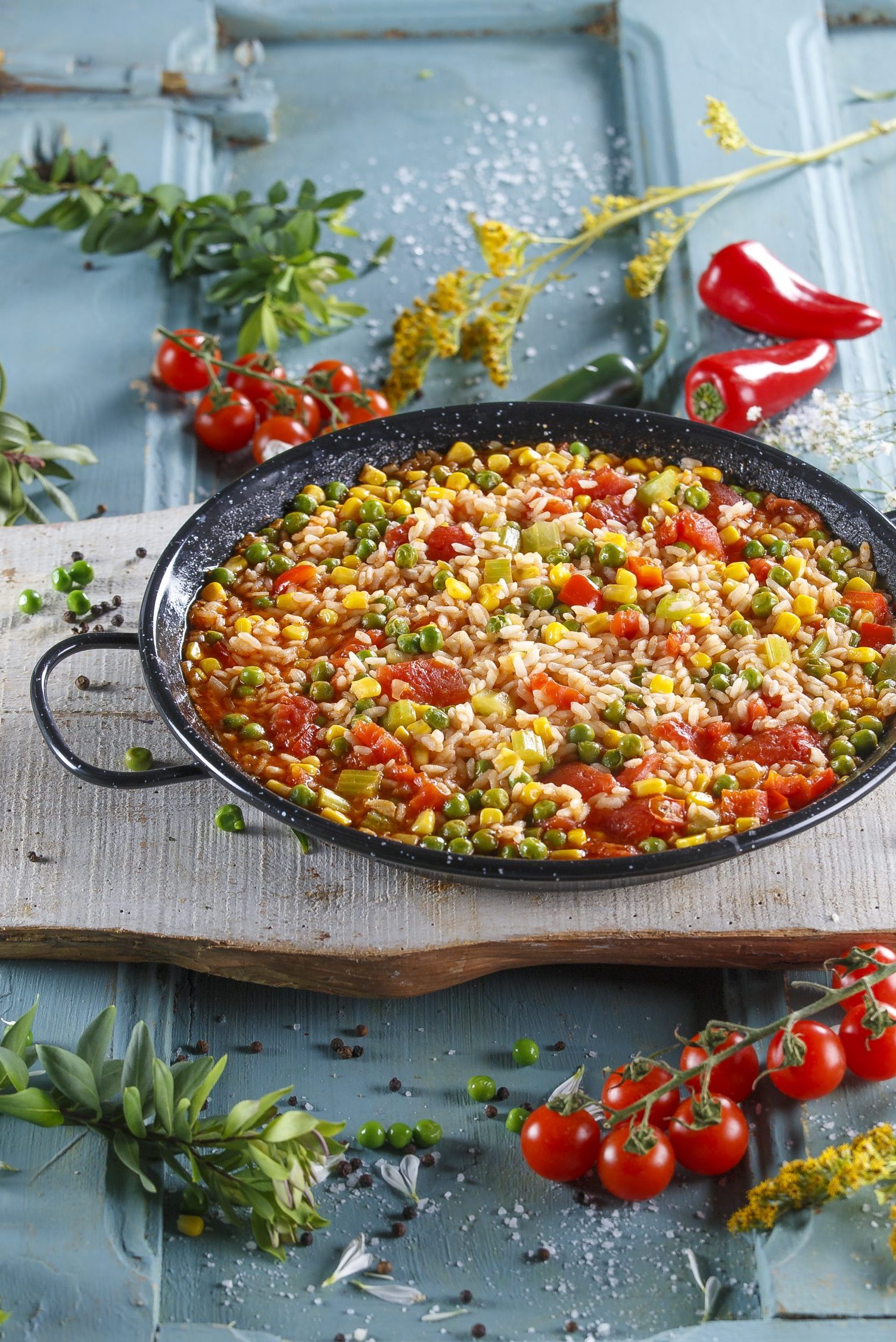 Arroz colorido