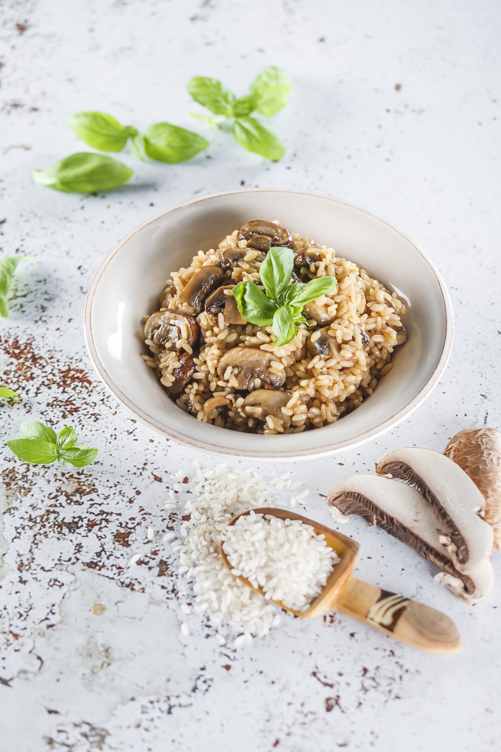 Arroz de cogumelos
