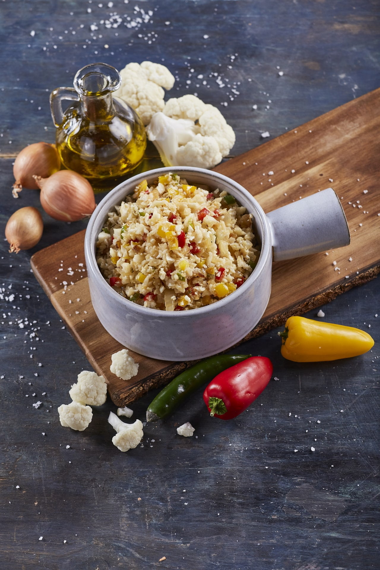 “Arroz” de couve-flor