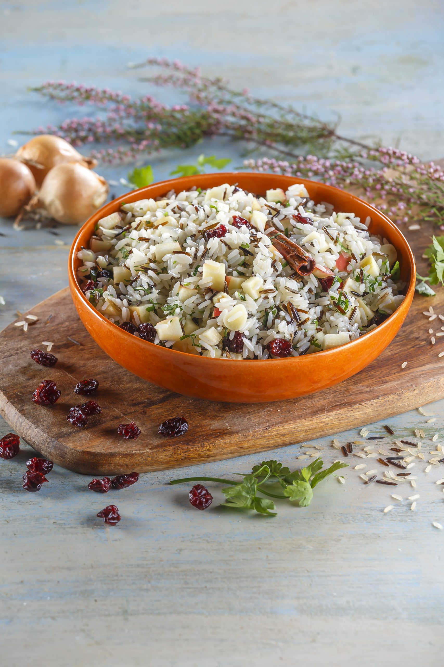 Arroz selvagem com arandos