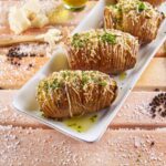 Batata assada com queijo
