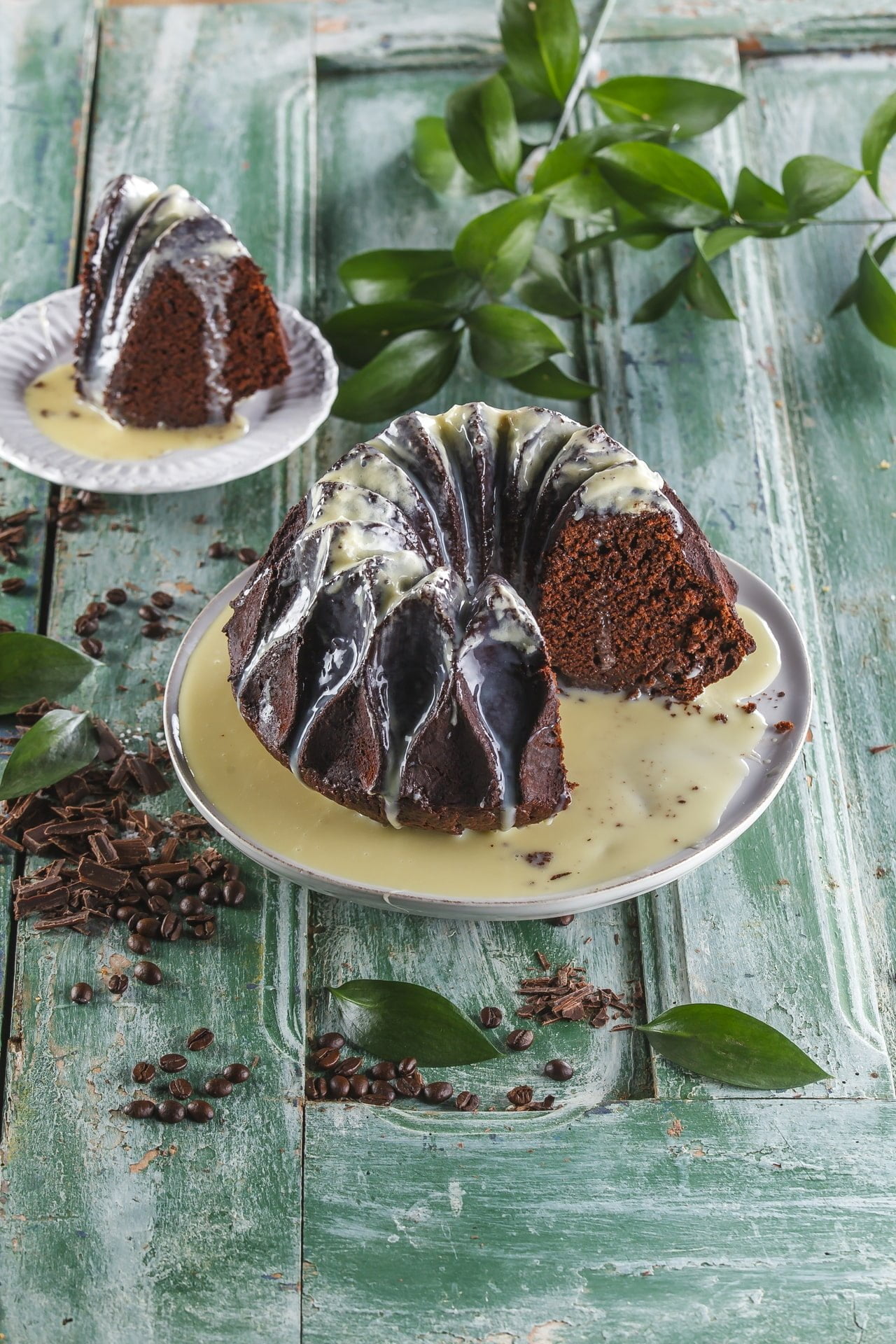 Bolo de 2 chocolates