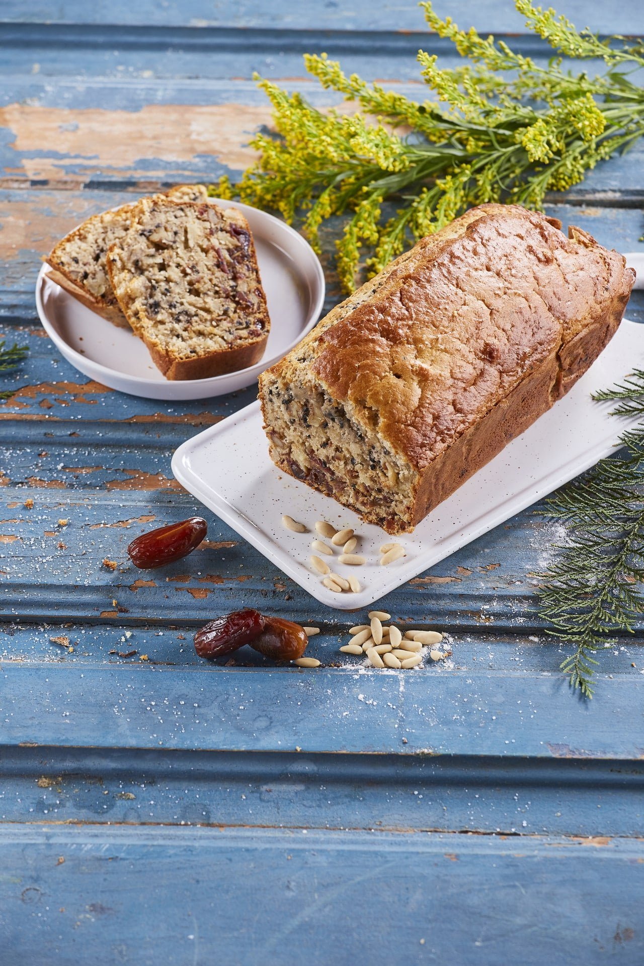 Bolo de frutos secos